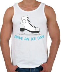 printfashion Have an ice day - Férfi atléta - Fehér (7159545)