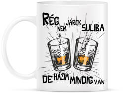 printfashion Rég nem járok suliba de házim mindig van - Bögre - Fehér (16821107)