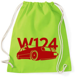 printfashion Mercedes w124 - Sportzsák, Tornazsák - Limezöld (761692)