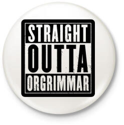 printfashion Wow - Kitűző, hűtőmágnes - Fehér (3081444)