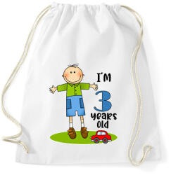 printfashion 3 years old" for boy - Sportzsák, Tornazsák - Fehér (13454117)
