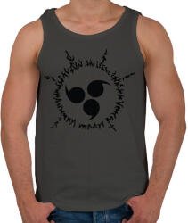 printfashion Sasuke átokpecsét - Férfi atléta - Sötétszürke (5674108)