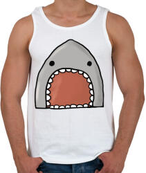 printfashion Cápa - Férfi atléta - Fehér (3992425)