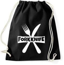 printfashion Forkknife - Sportzsák, Tornazsák - Fekete (967704)