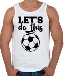 printfashion Let's do this - Férfi atléta - Fehér (4957483)