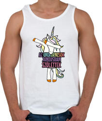 printfashion Unikornis szülinap június - Férfi atléta - Fehér (1928617)