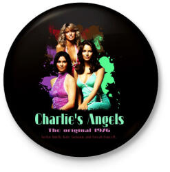 printfashion Charlie's angels 1976 - Kitűző, hűtőmágnes - Fekete (3422769)