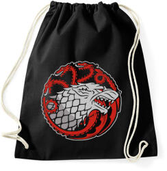 printfashion Stargaryen - Sportzsák, Tornazsák - Fekete (1503282)