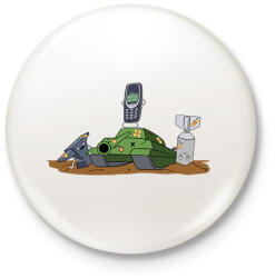 printfashion NOKIA 3310 - Kitűző, hűtőmágnes - Fehér (6237941)