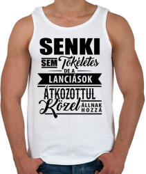 printfashion Lancia fanatikus - Férfi atléta - Fehér (1150336)