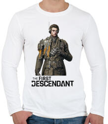 printfashion The First Descendant Enzo - Férfi hosszú ujjú póló - Fehér (16260130)
