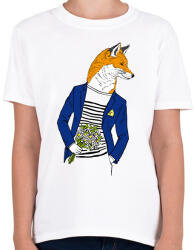 printfashion Mr. Fox - Gyerek póló - Fehér (1622564)