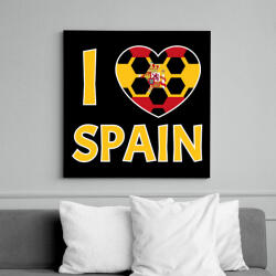 printfashion I love Spain - Vászonkép - Fekete (10789626)