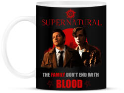 printfashion supernatural castial and jack - Bögre - Fekete (2536884)