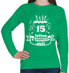 printfashion 15 lettem - Női pulóver - Zöld (2495551)