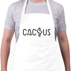 printfashion Cactus - Kötény - Fehér (16076943)