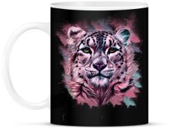 printfashion leopard absztrakt - Bögre - Fekete (1422823)