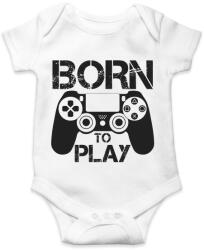 printfashion Born to play - Baba Body - Fehér (5328214)