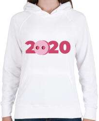printfashion 2020 - Női kapucnis pulóver - Fehér (2155225)