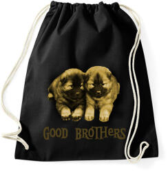 printfashion Jó testvérek - Sportzsák, Tornazsák - Fekete (1511877)