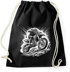 printfashion motocross - Sportzsák, Tornazsák - Fekete (16734058)