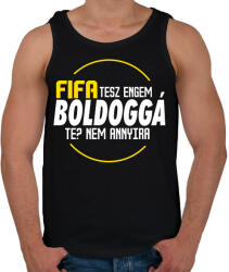 printfashion Fifa Tesz Boldogga - Férfi atléta - Fekete (1666670)