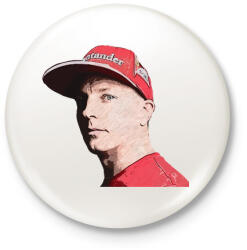 printfashion Iceman - Kitűző, hűtőmágnes - Fehér (3087434)