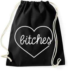 printfashion Bitches - Sportzsák, Tornazsák - Fekete (546738)