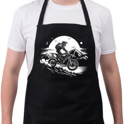 printfashion motocross - Kötény - Fekete (16092832)