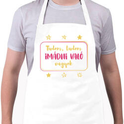 printfashion Tudom, tudom imádni való vagyok - Kislány - Kötény - Fehér (7275590)