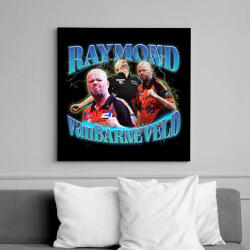 printfashion Raymond van Barneveld - darts - Vászonkép - Fekete (15552936)