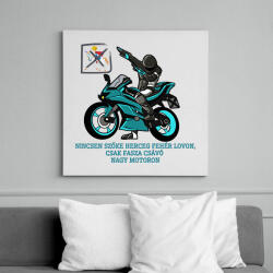 printfashion Fehér herceg fasza csávó - Vászonkép - Fehér (14032809)