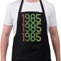 printfashion 1985 - Kötény - Fekete (4937751)