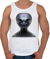 printfashion Alien - Férfi atléta - Fehér (5206099)