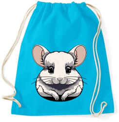 printfashion Csincsilla - Sportzsák, Tornazsák - Surf blue (13665845)