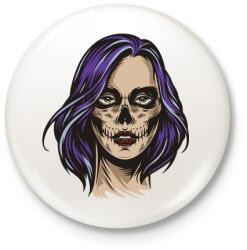 printfashion Halloween boszi - Kitűző, hűtőmágnes - Fehér (3090288)