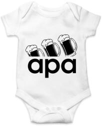 printfashion Apa - Baba Body - Fehér (3924897)