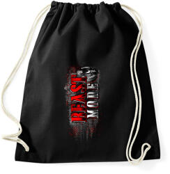 printfashion Beast Mode - Sportzsák, Tornazsák - Fekete (1064031)