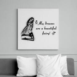 printfashion tündér3 - Vászonkép - Fehér (6626790)