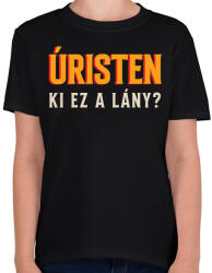printfashion Úristen ki ez a lány - Gyerek póló - Fekete (10853976)