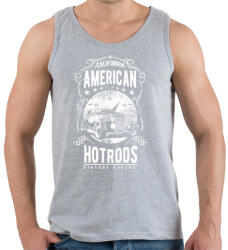 printfashion Amerikai Hotrod - Férfi atléta - Sport szürke (141998)