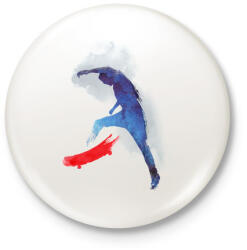 printfashion No comply - Kitűző, hűtőmágnes - Fehér (3074767)