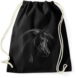 printfashion Fekete arab telivér - Sportzsák, Tornazsák - Fekete (4808689)