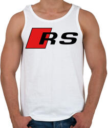 printfashion Audi RS - Férfi atléta - Fehér (3903515)