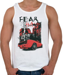 printfashion Ford Mustang - Férfi atléta - Fehér (2341270)