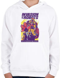 printfashion Retro sci-fi mozi - Gyerek kapucnis pulóver - Fehér (4375970)