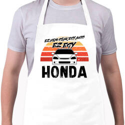 printfashion Ez nem csak egy autó ez egy HONDA - Kötény - Fehér (16458701)