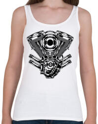 printfashion motor - Női atléta - Fehér (11841802)