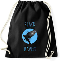 printfashion BLACK RAVEN - Sportzsák, Tornazsák - Fekete (1588225)