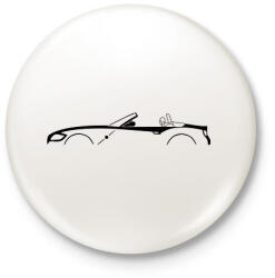 printfashion BMW Z4 Fekete - Kitűző, hűtőmágnes - Fehér (16091125)